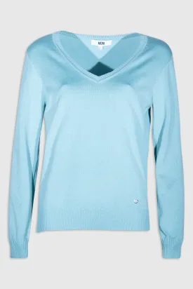 15043632 Basic V-Neck Sweater - Red
