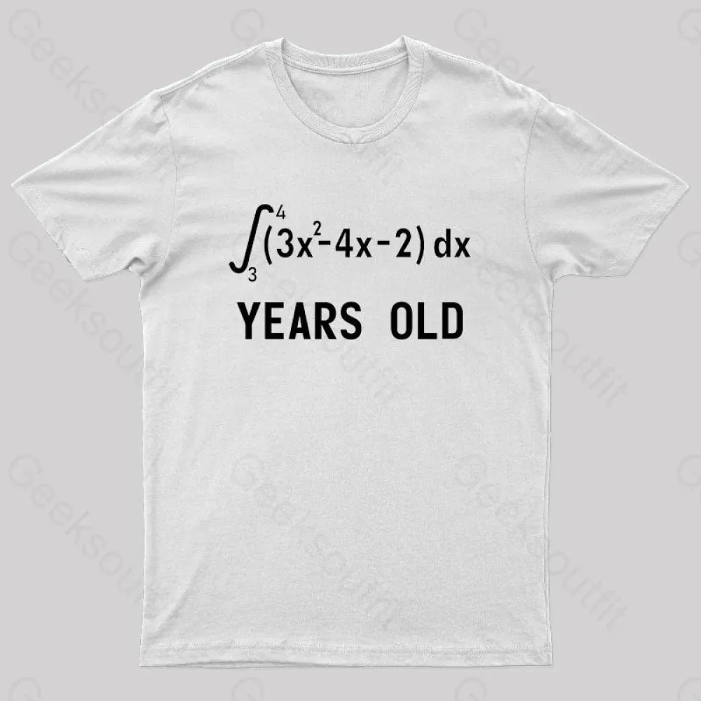 21 Years Old Funny Integral Calculus Nerd T-Shirt