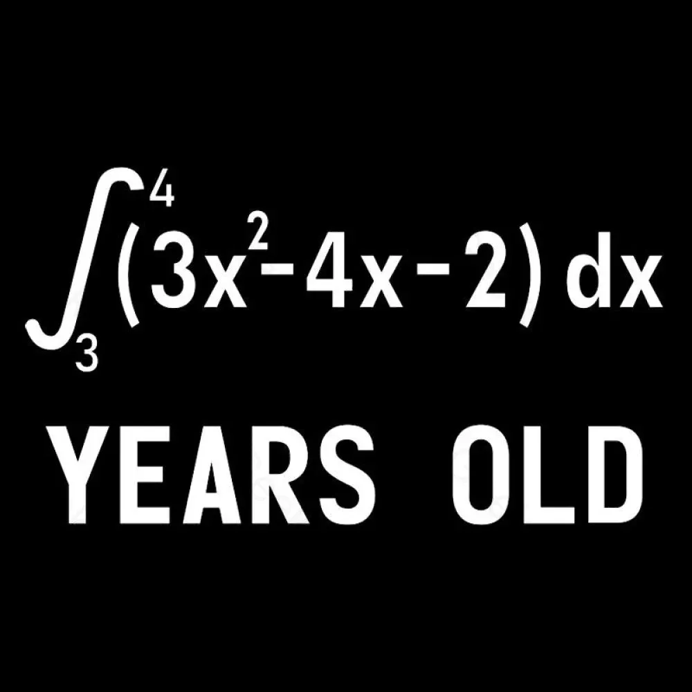 21 Years Old Funny Integral Calculus Nerd T-Shirt