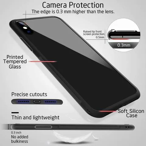 Abstract Arrow Pattern Glass Case For Mi 10i 5G