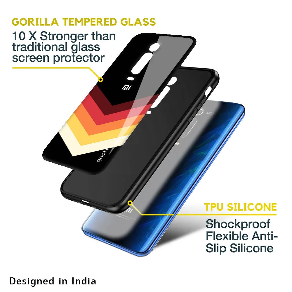 Abstract Arrow Pattern Glass Case For Mi 10i 5G