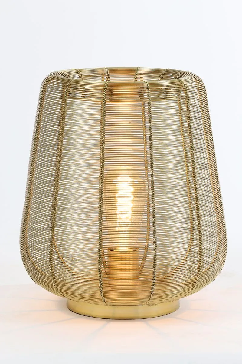 Adeta Table Lamp - Matt Black/Nickel/Gold Finish