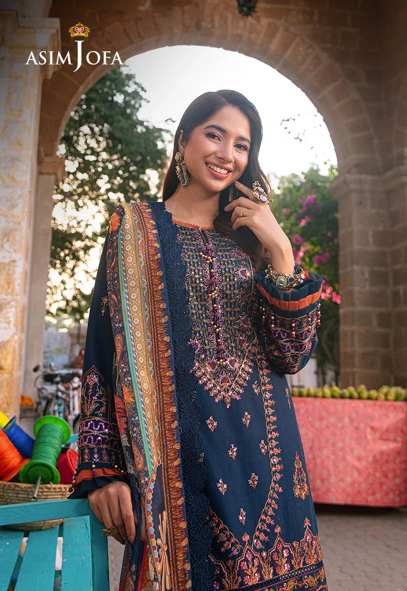AJAR-36 EMBROIDERED LAWN 3 PCS