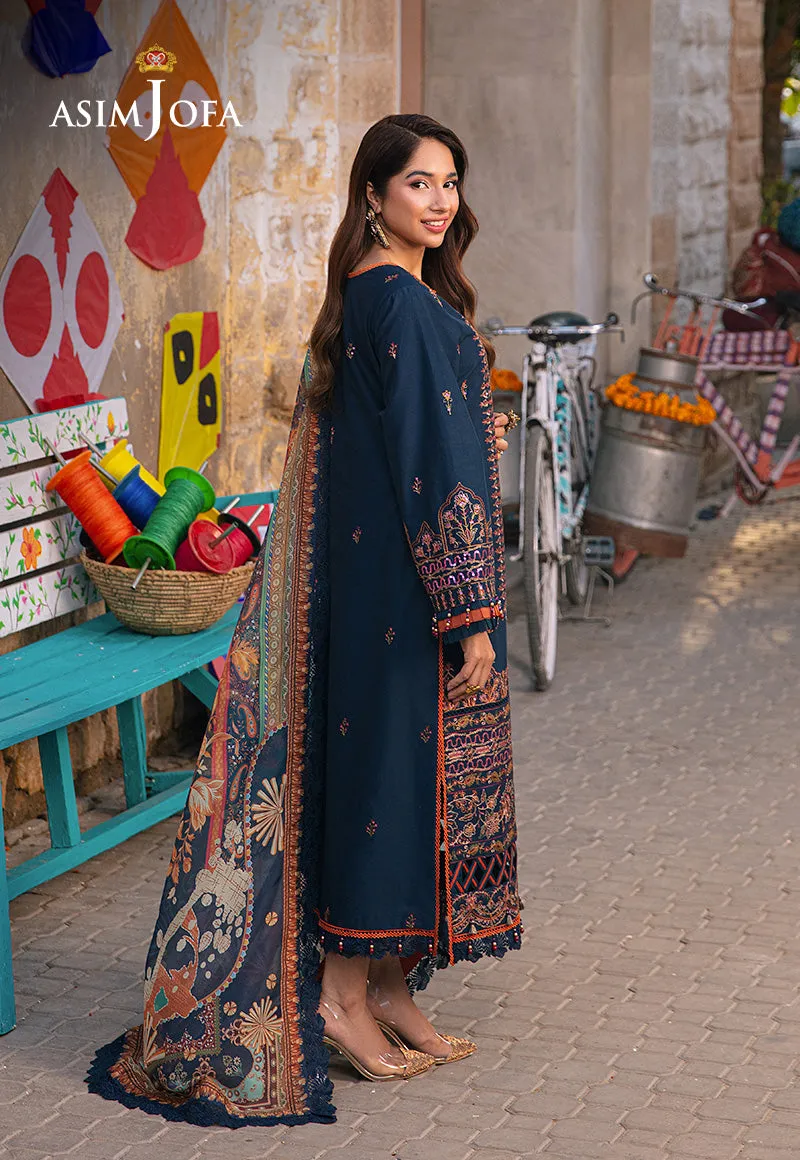 AJAR-36 EMBROIDERED LAWN 3 PCS