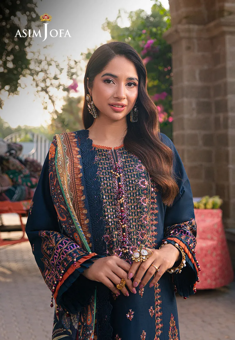 AJAR-36 EMBROIDERED LAWN 3 PCS