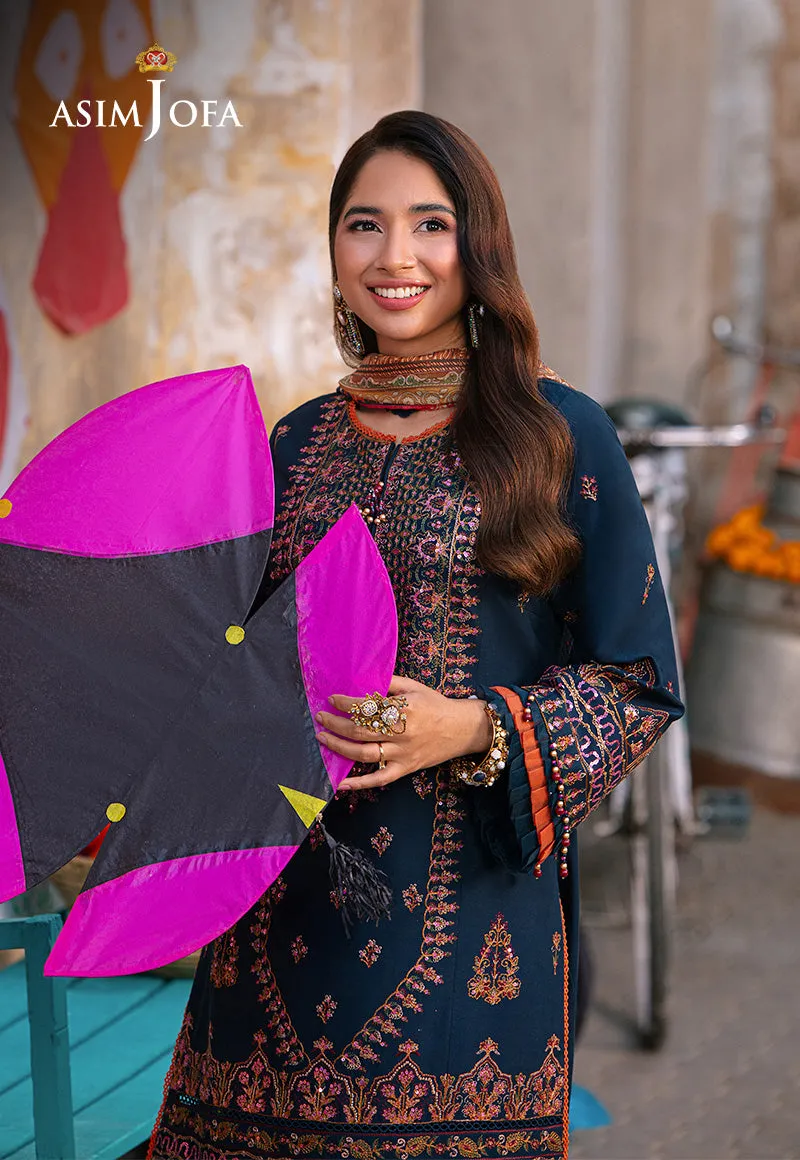 AJAR-36 EMBROIDERED LAWN 3 PCS