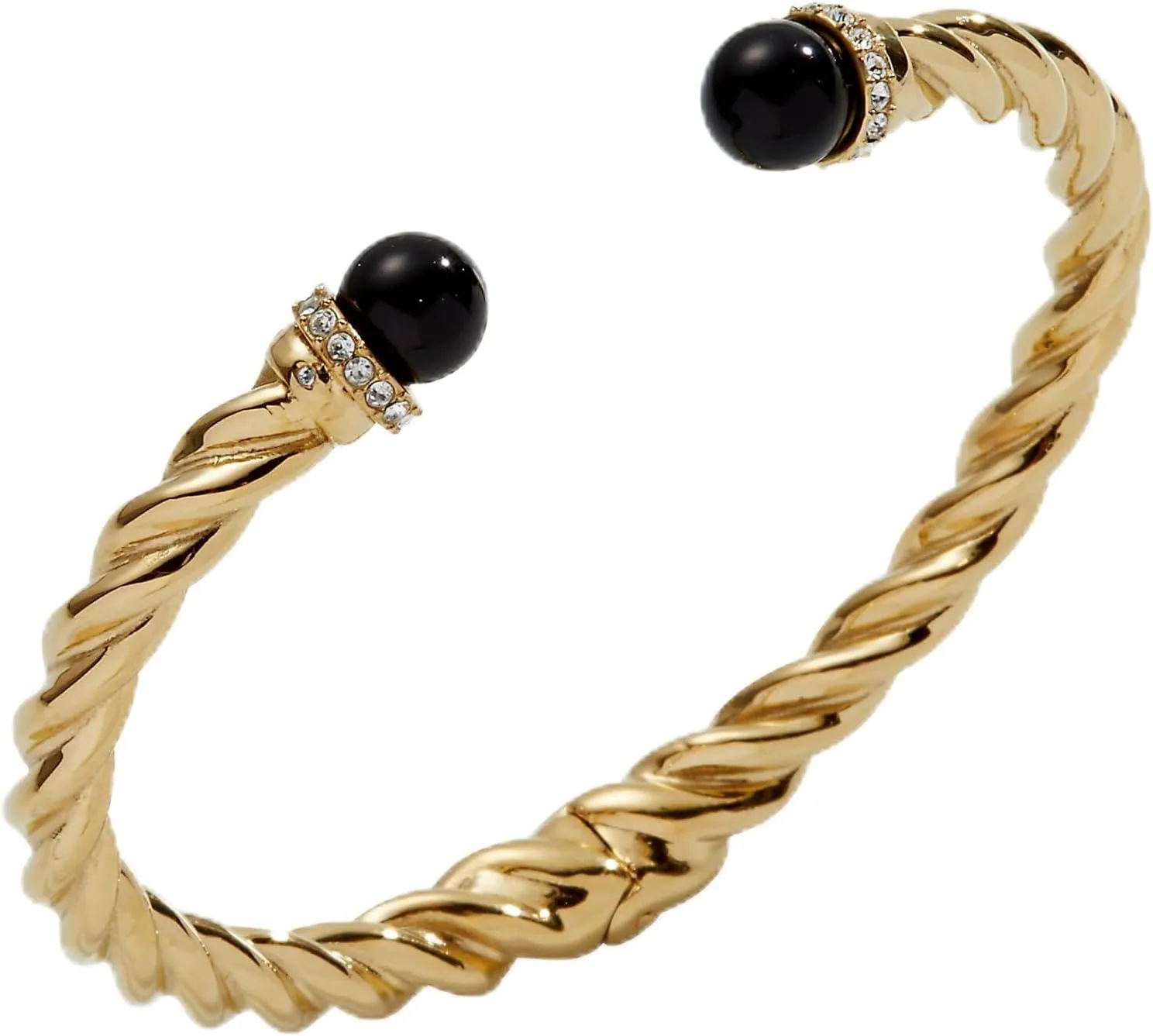 Alex and Ani Black Onyx Hinge Bangle