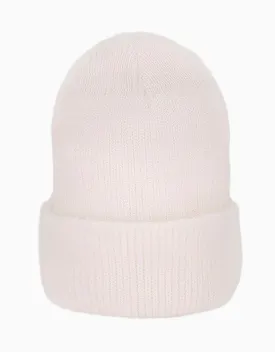Angora Wool Beanie | White