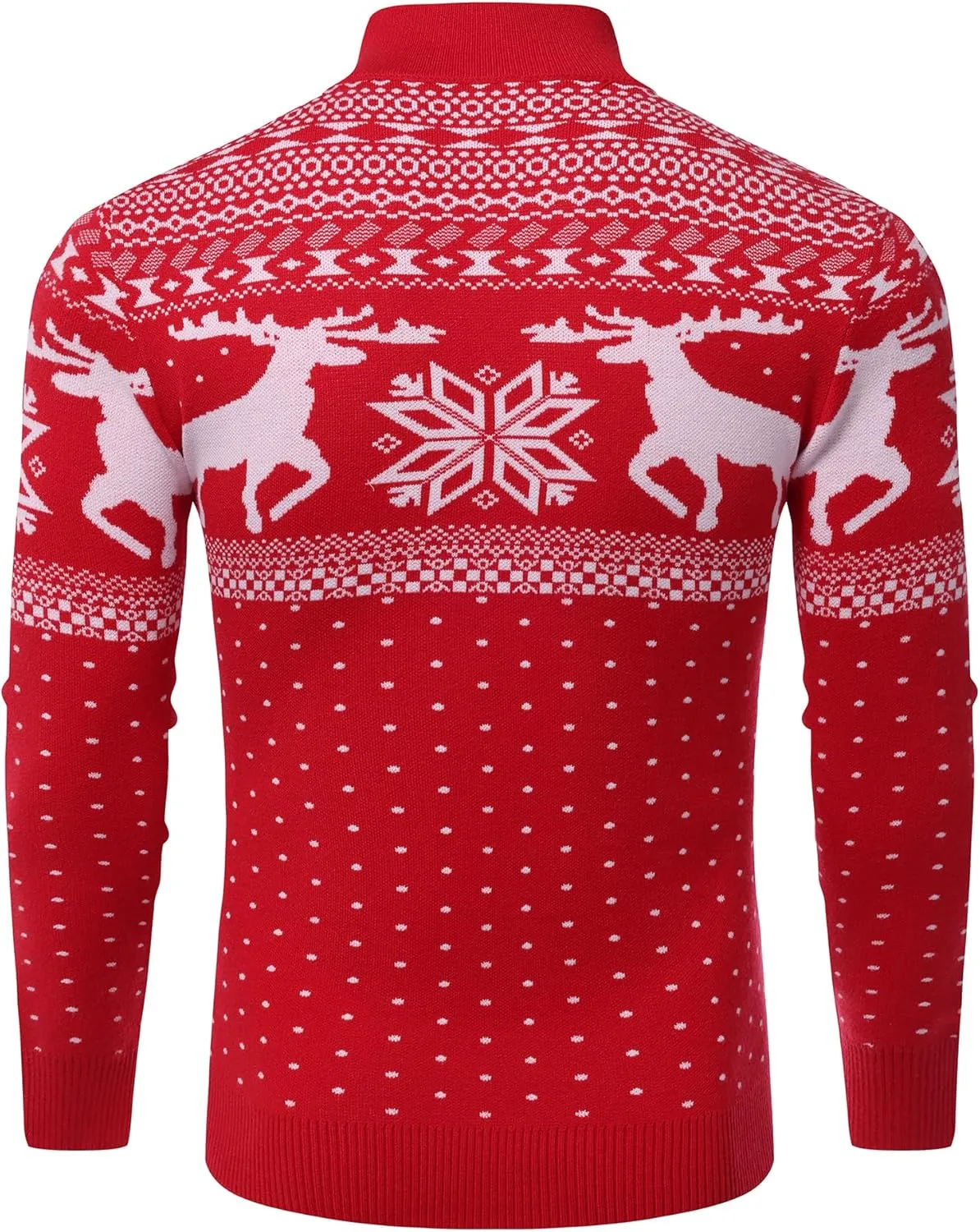 Babioboa Men's Mock Turtleneck Sweater Slim Fit Half Turtleneck Long Sleeve Knit Pullover Thermal Casual Solid Knitwear