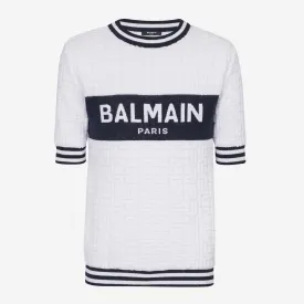 Balmain PB Labyrinth Knit T-Shirt