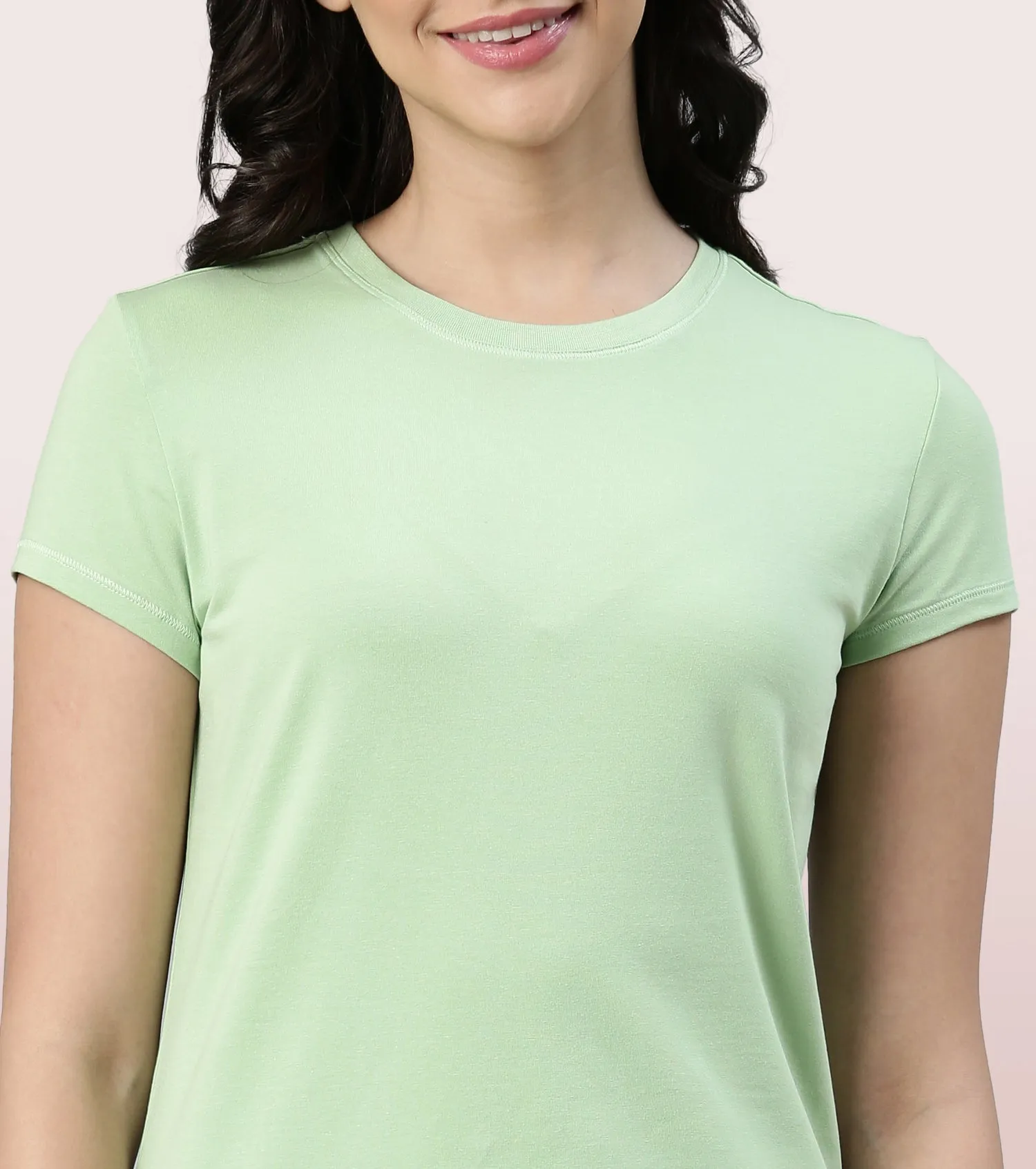 Basic Crew Tee – Graphic Print | Short Sleeve Crew Neck Stretch Cotton Tee
