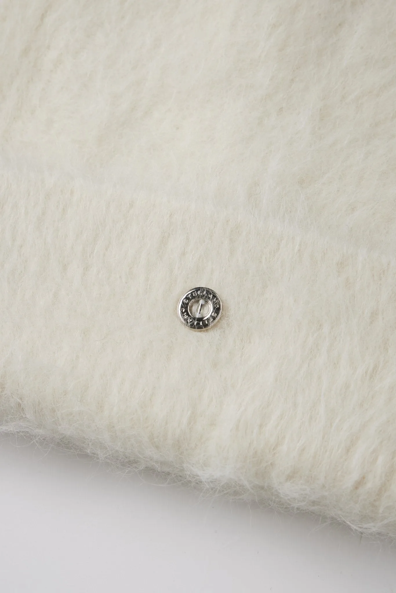 BEANIE alpaca wool hat (White)