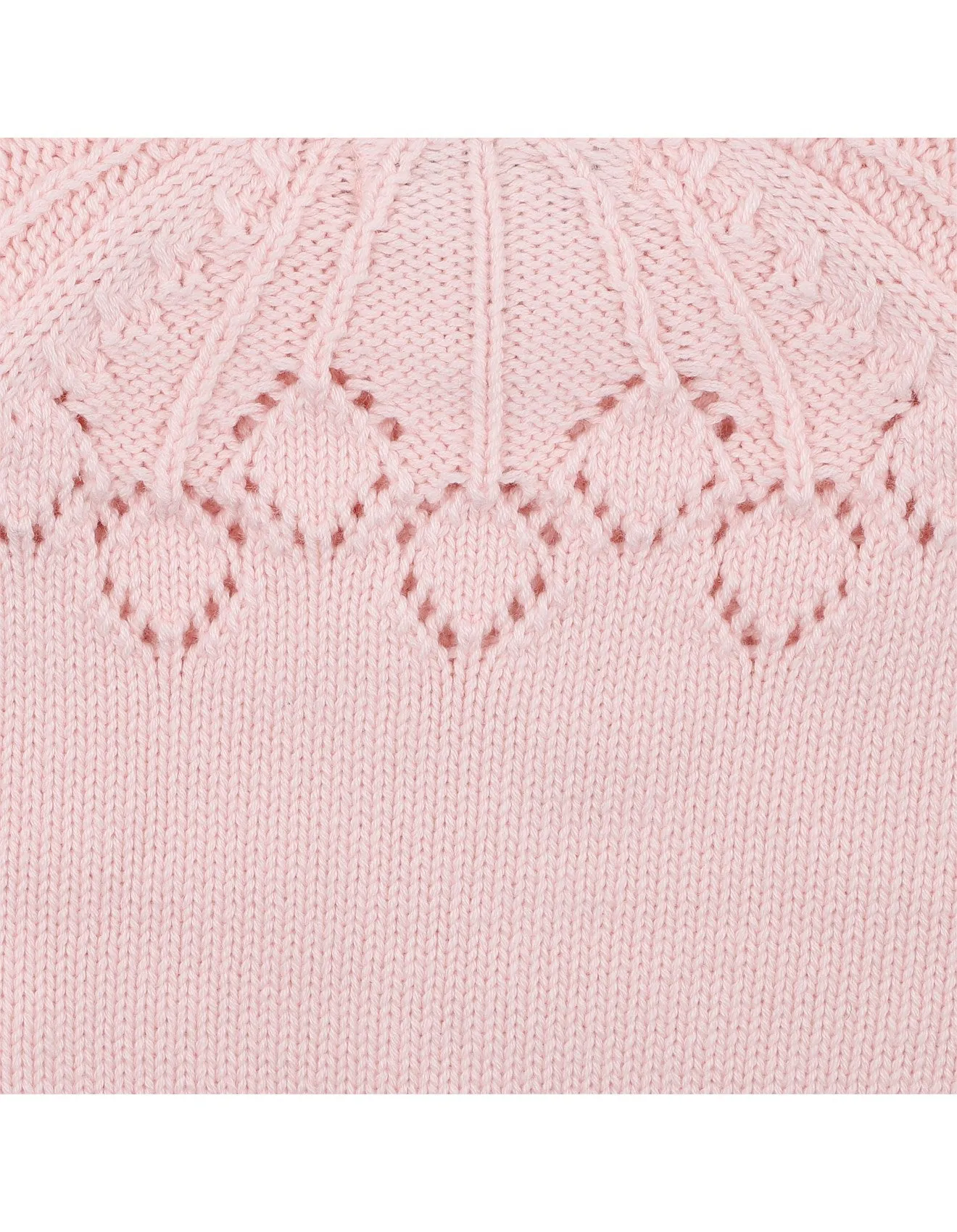 Bebe Needle Out Cardigan - Baby Pink (Size NB-2)