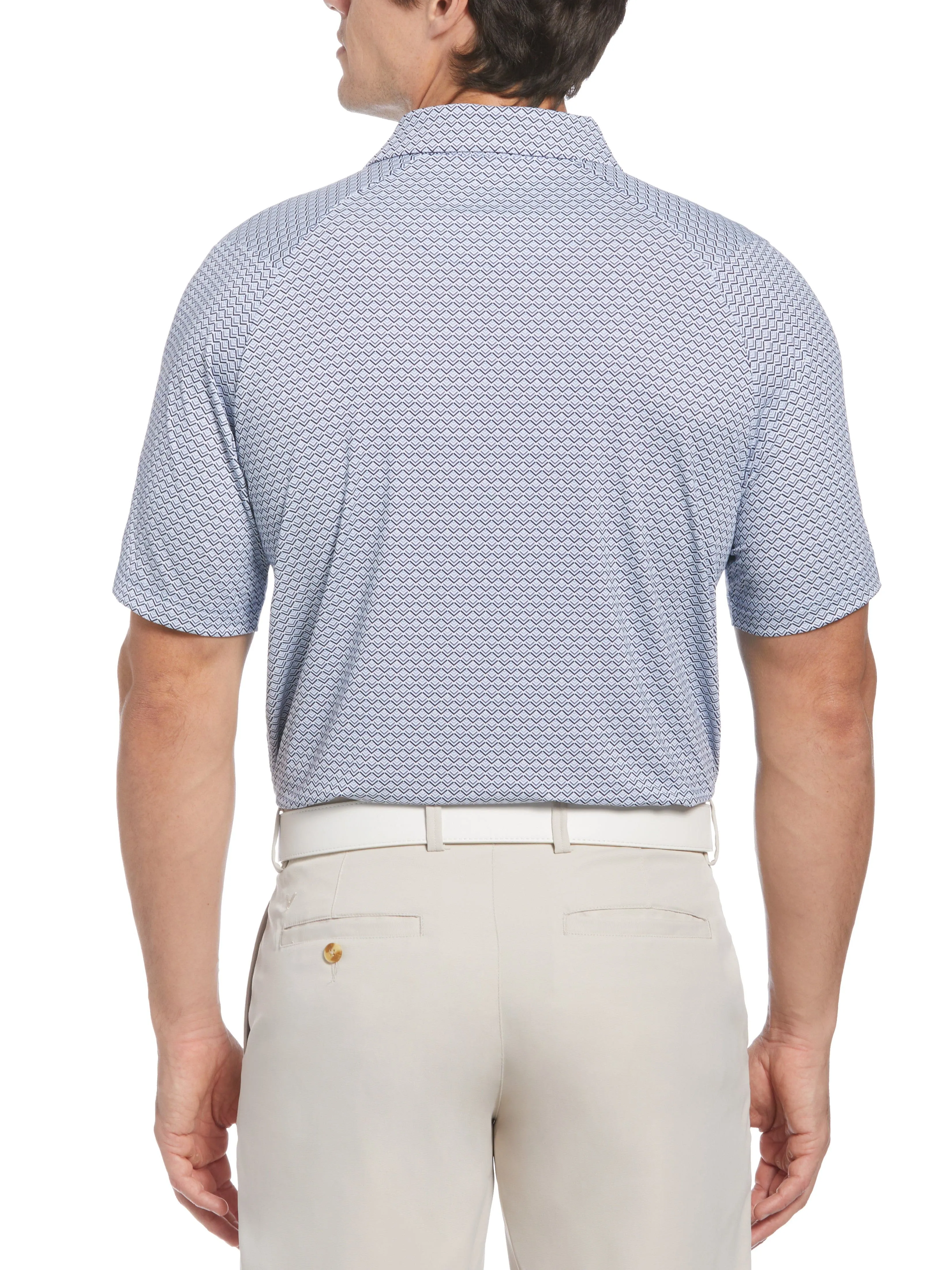 Big & Tall Chevron Printed Polo