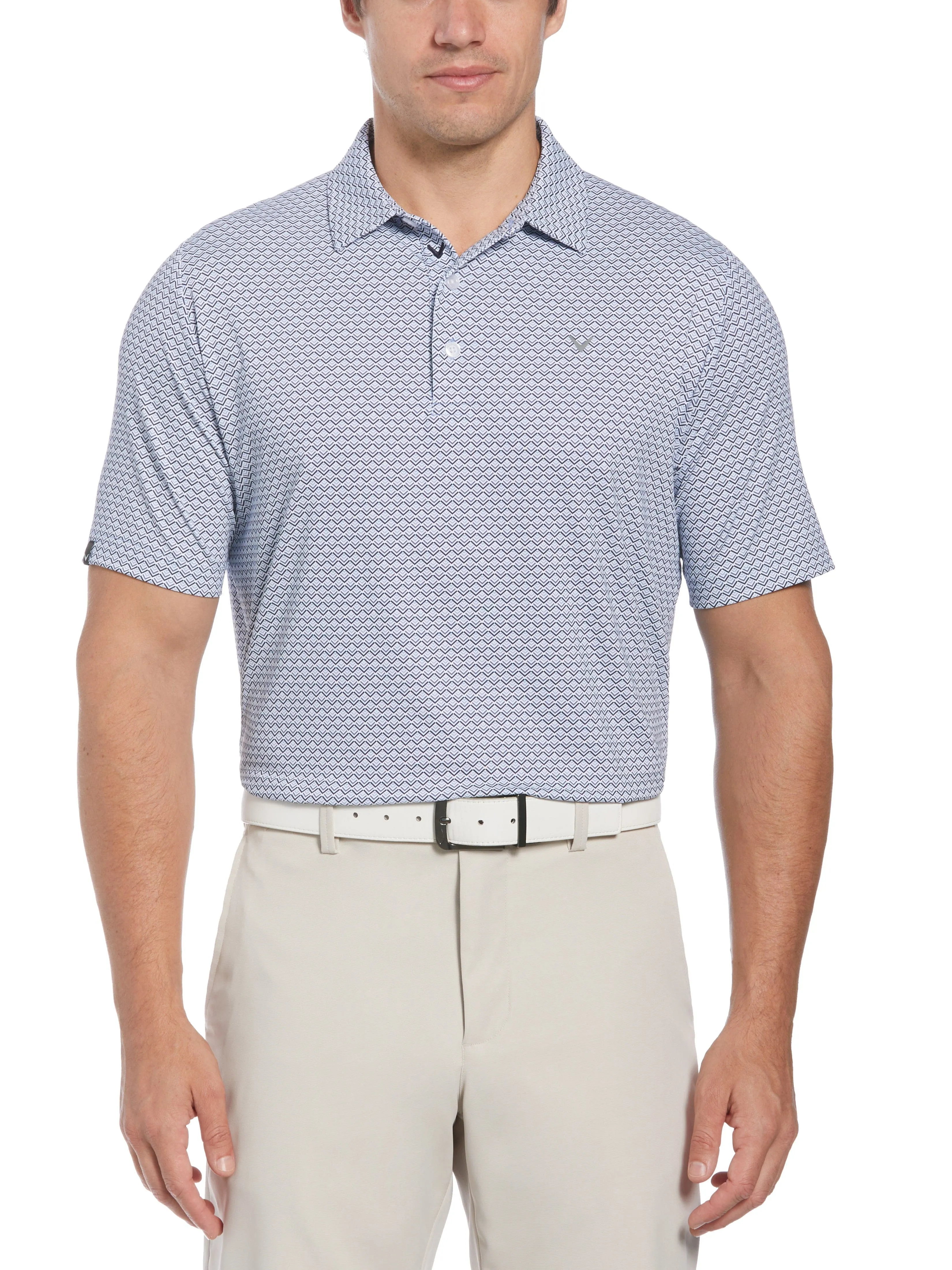 Big & Tall Chevron Printed Polo