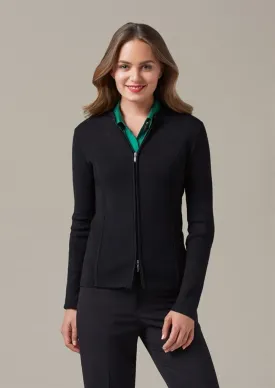 Biz Collection Womens 2 Way Zipper Cardigan (LC3505)