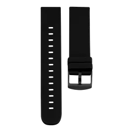 Black rubber strap