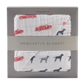 Blanket- Fire Truck and Dalmatian