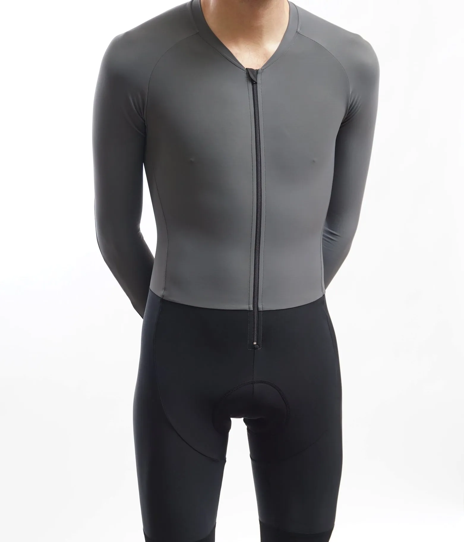 BLEM Gray Long Sleeve Road Suit BLEM