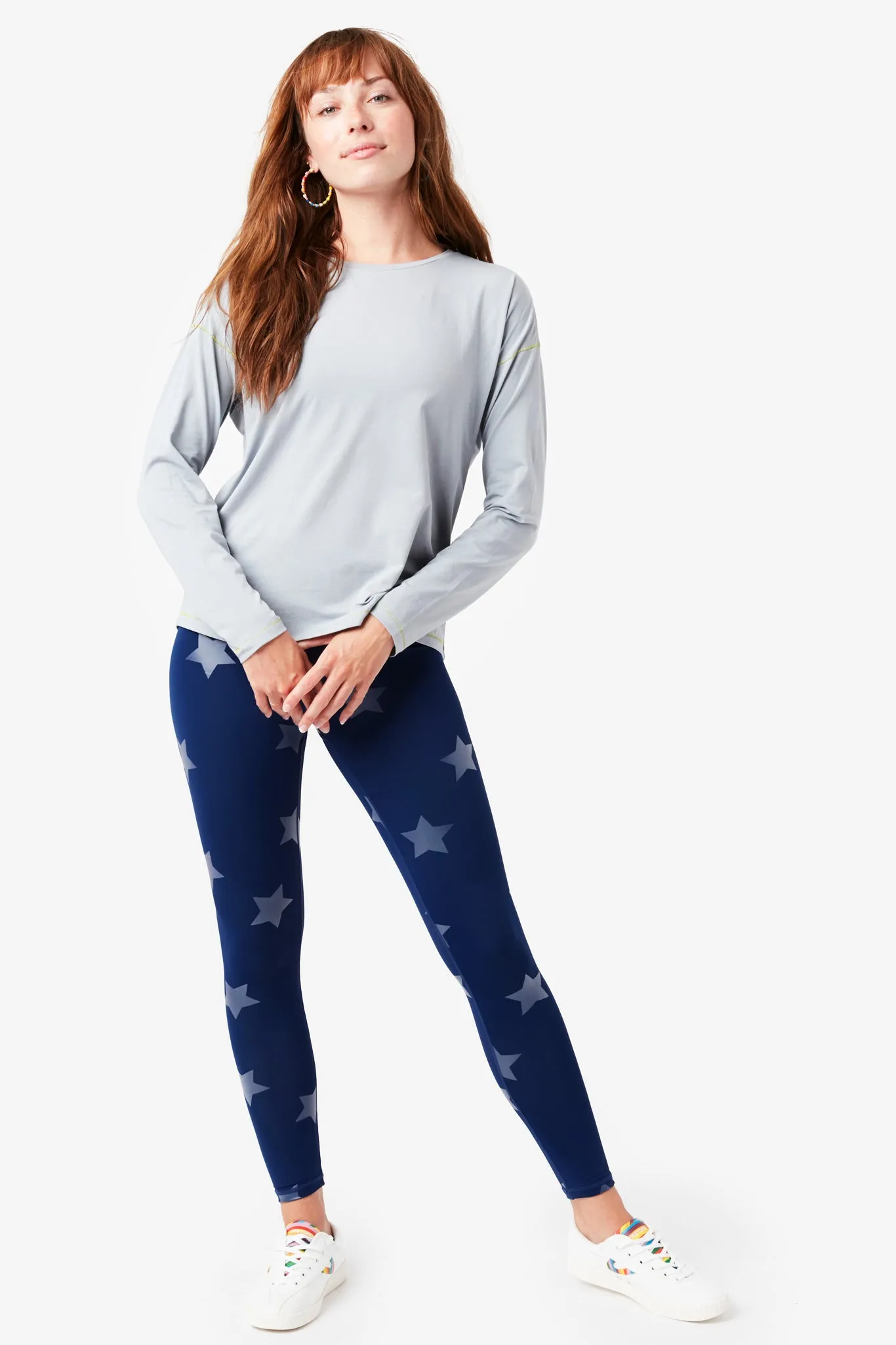 Bliss Long Sleeve Tee in Dove Gray