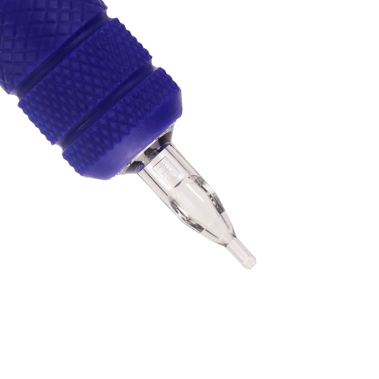 Blue Disposable Tubes Ergo Grip Angled Round GRP-BTE-AR1
