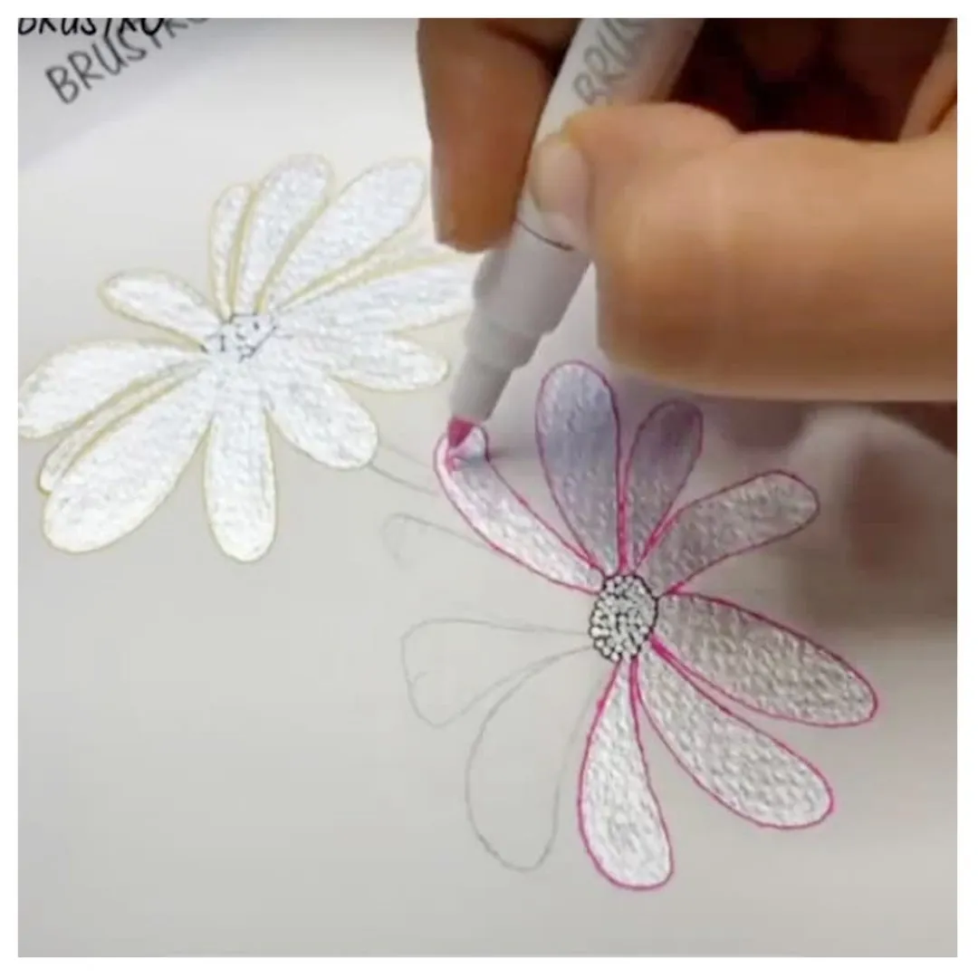 Brustro Self Outline Metallic Marker