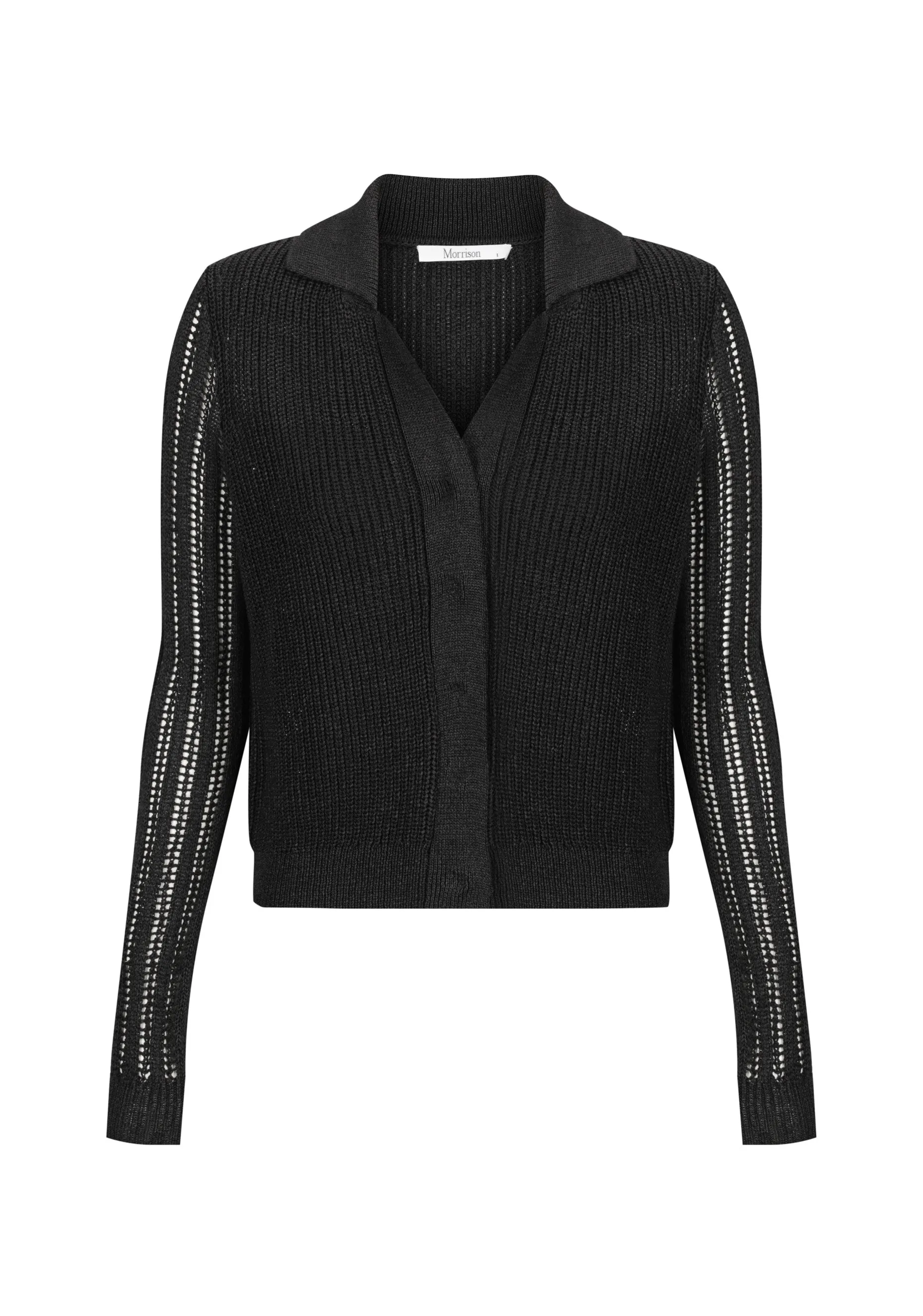 Byron Knit Cardigan_Black
