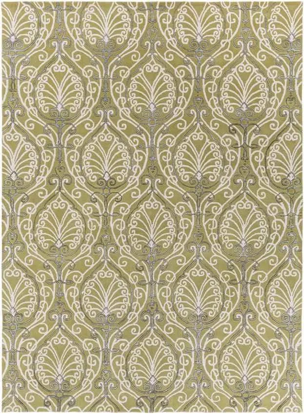 Callahan 8x11 Transitional Green Area Rug Carpet for Living Room Bedroom or Kitchen (8' x 11')