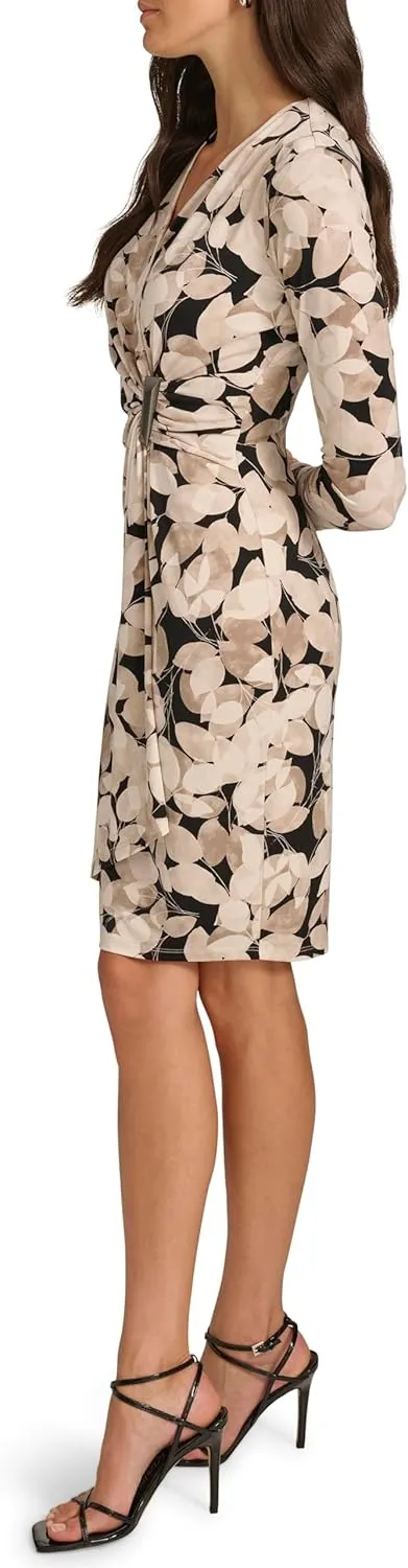 Calvin Klein Women's Work Printed Sheath Dress