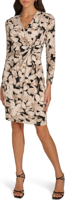 Calvin Klein Women's Work Printed Sheath Dress
