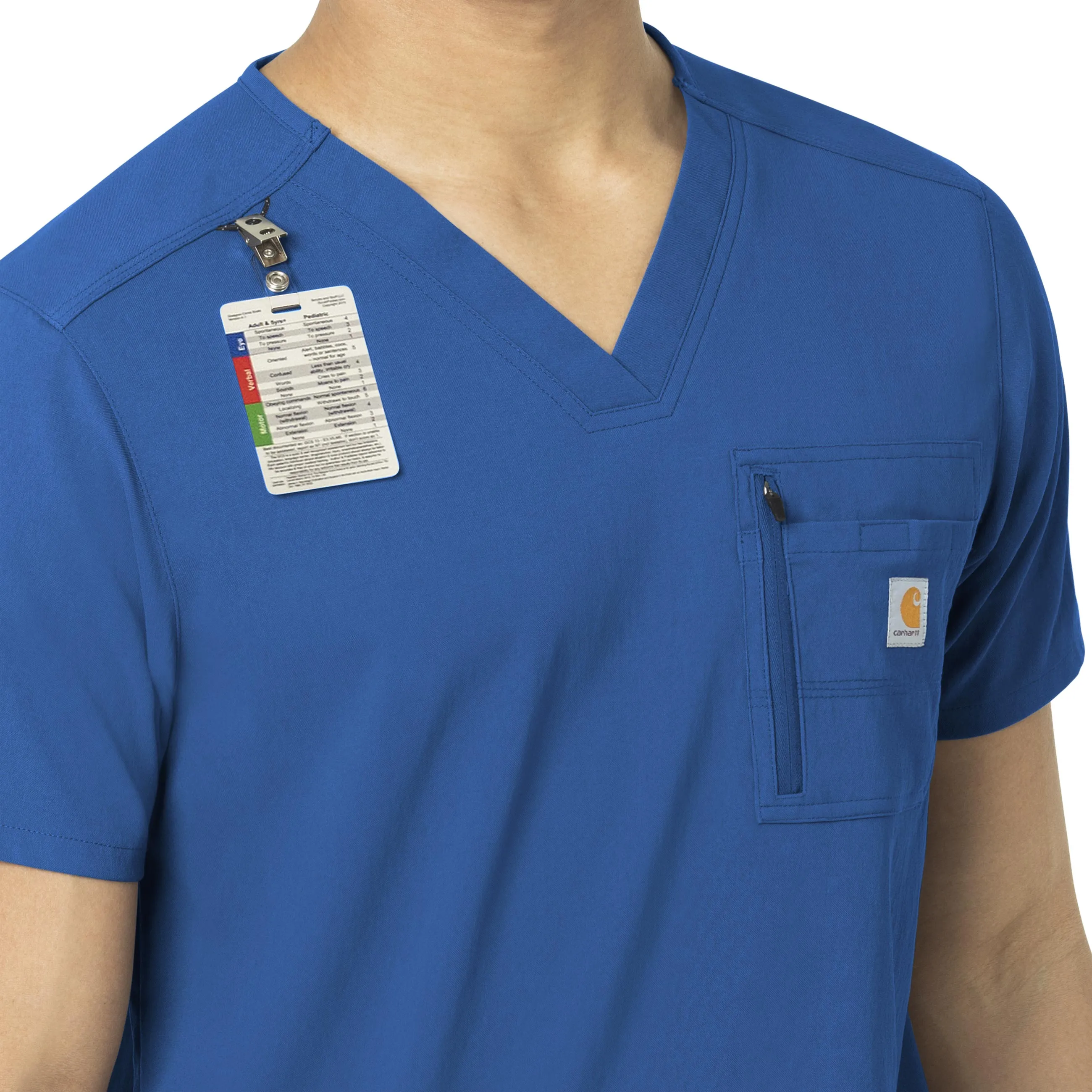Carhartt Rugged Flex Peak Men's Tuck-In Scrub Top - Royal