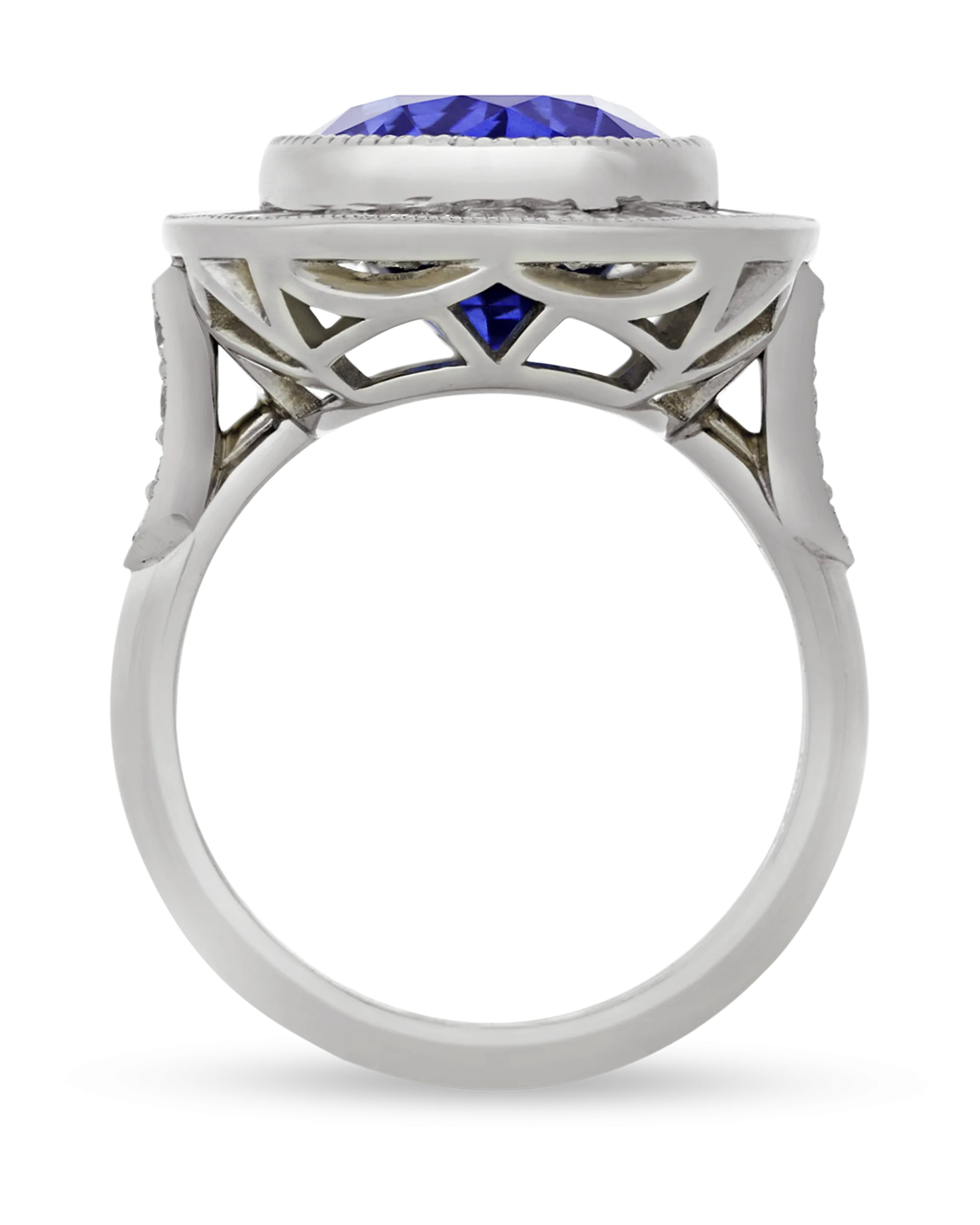 Ceylon Sapphire Ring, 7.10 Carats