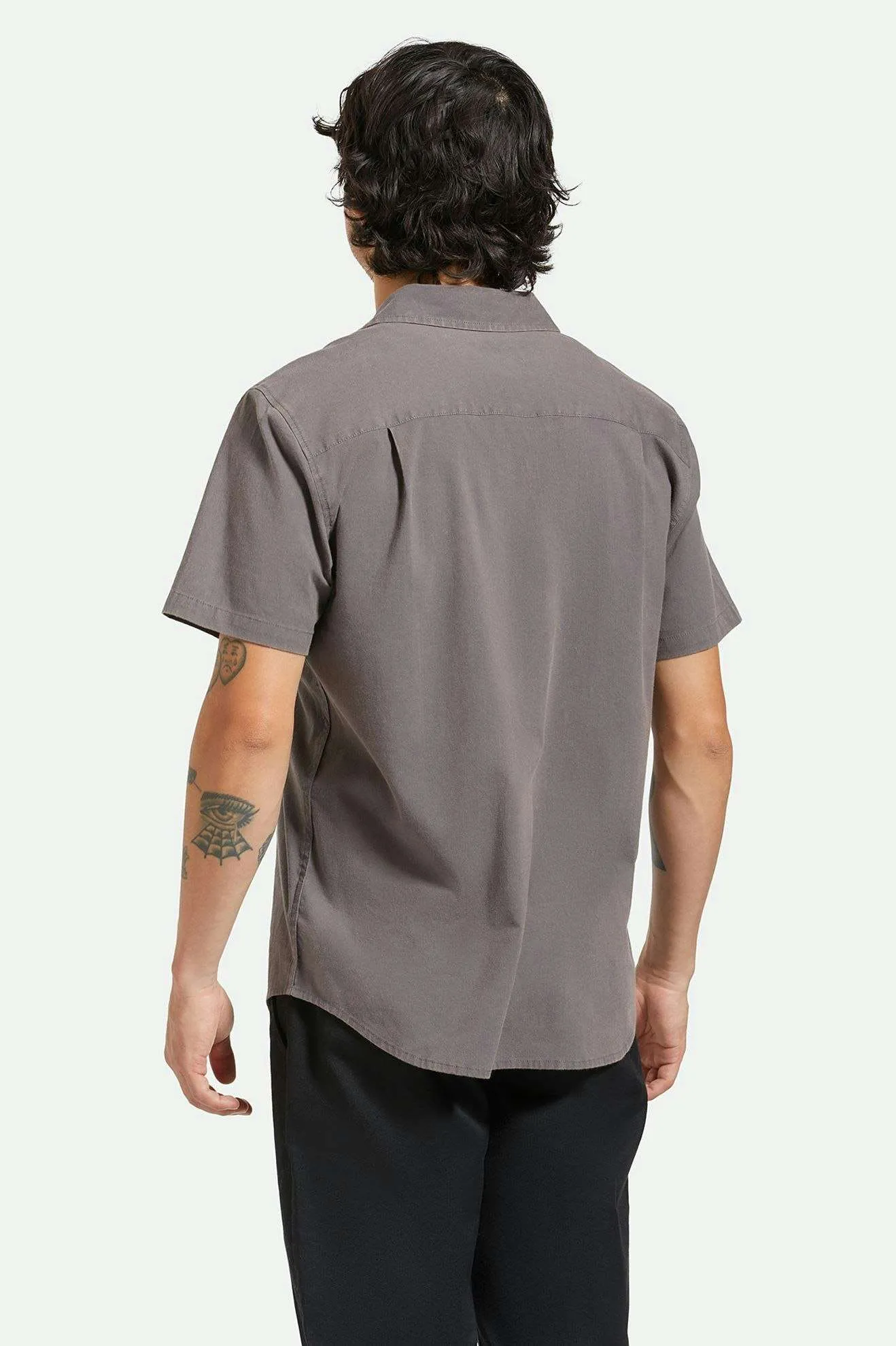 Charter Sol Wash S/S Woven Shirt - Charcoal Sol Wash