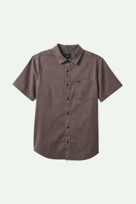 Charter Sol Wash S/S Woven Shirt - Charcoal Sol Wash