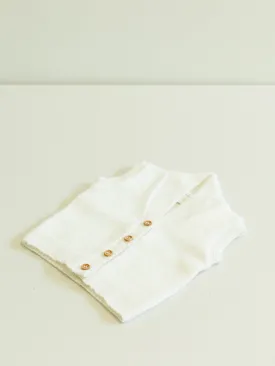 Classic Knit Vest | Warm White