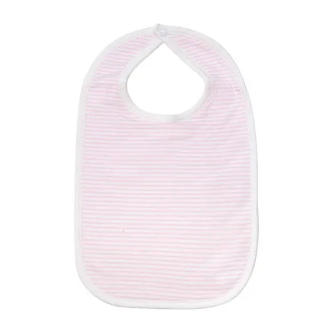 Classic Stripe Bib in Pink