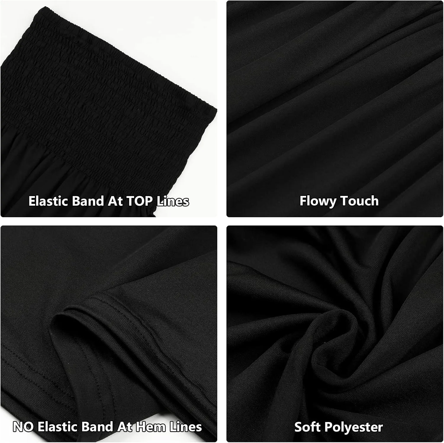 Comeon Women's Strapless Sleeveless Tube Tops Pleated Stretch Tunic Tanks Summer Blouse Cami Shirt