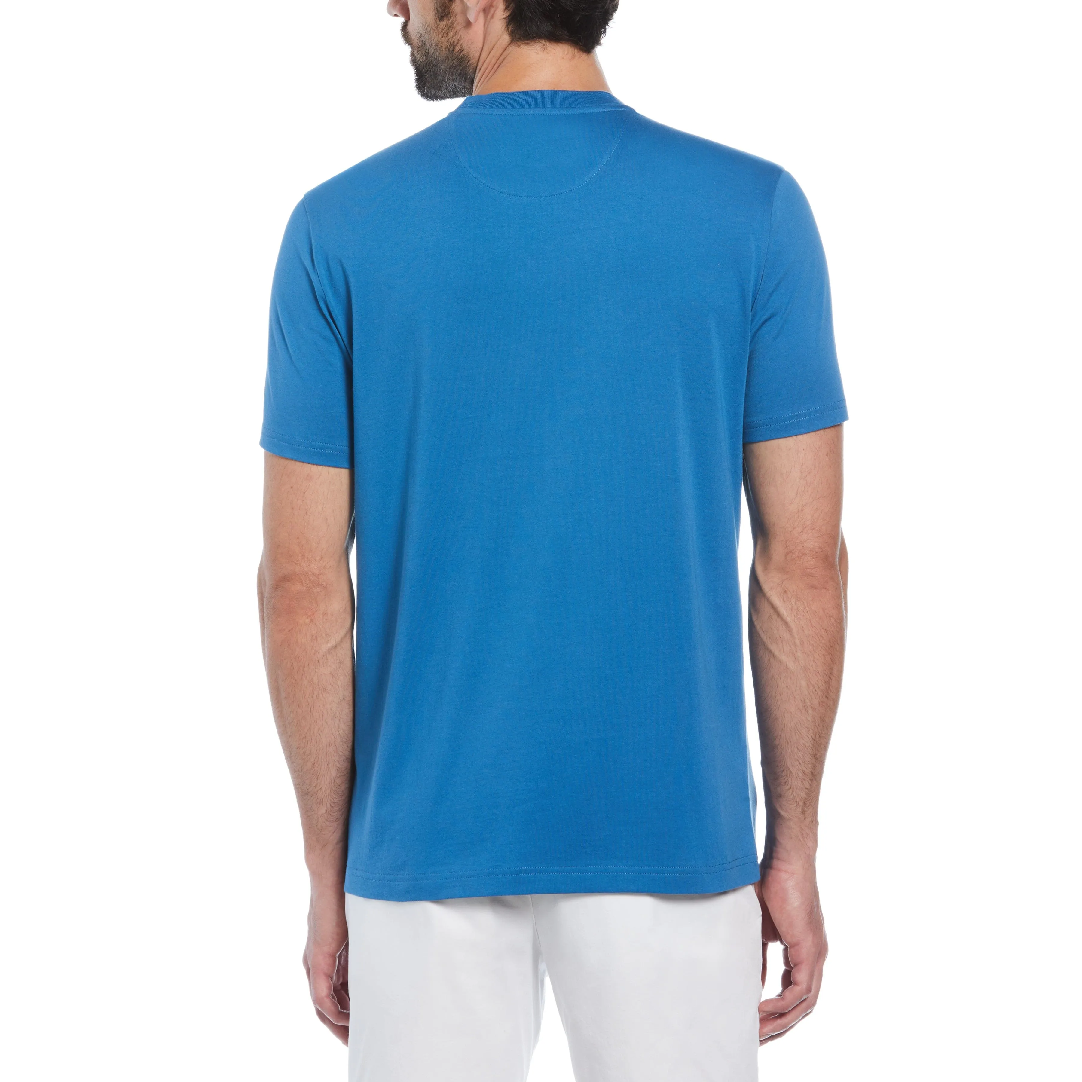 Cotton Jersey Multi Color Palm Pocket Tee