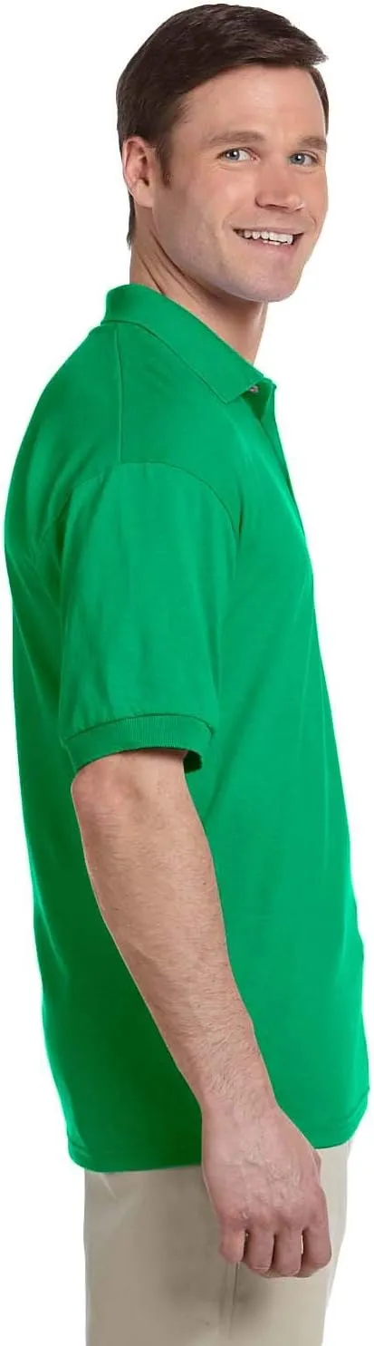 Custom Text Embroidered Jersey Polo, Dry Blend Polo Shirt