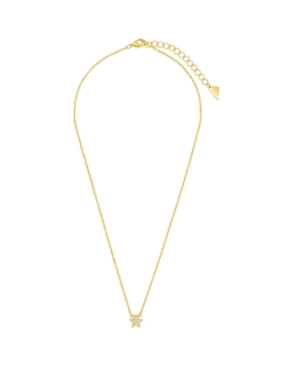 Dainty Everyday CZ Star Pendant Necklace
