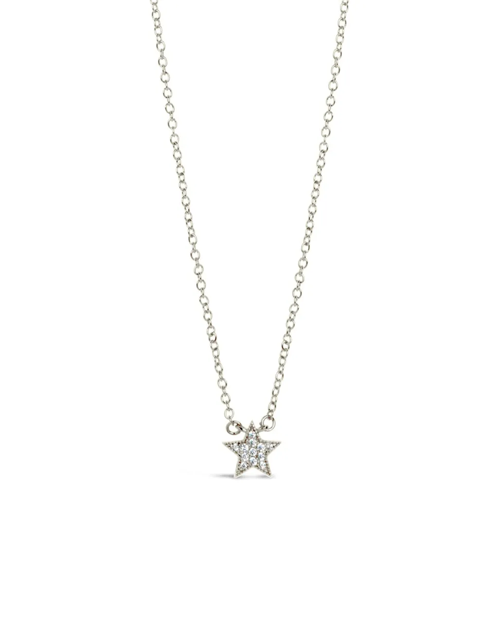 Dainty Everyday CZ Star Pendant Necklace