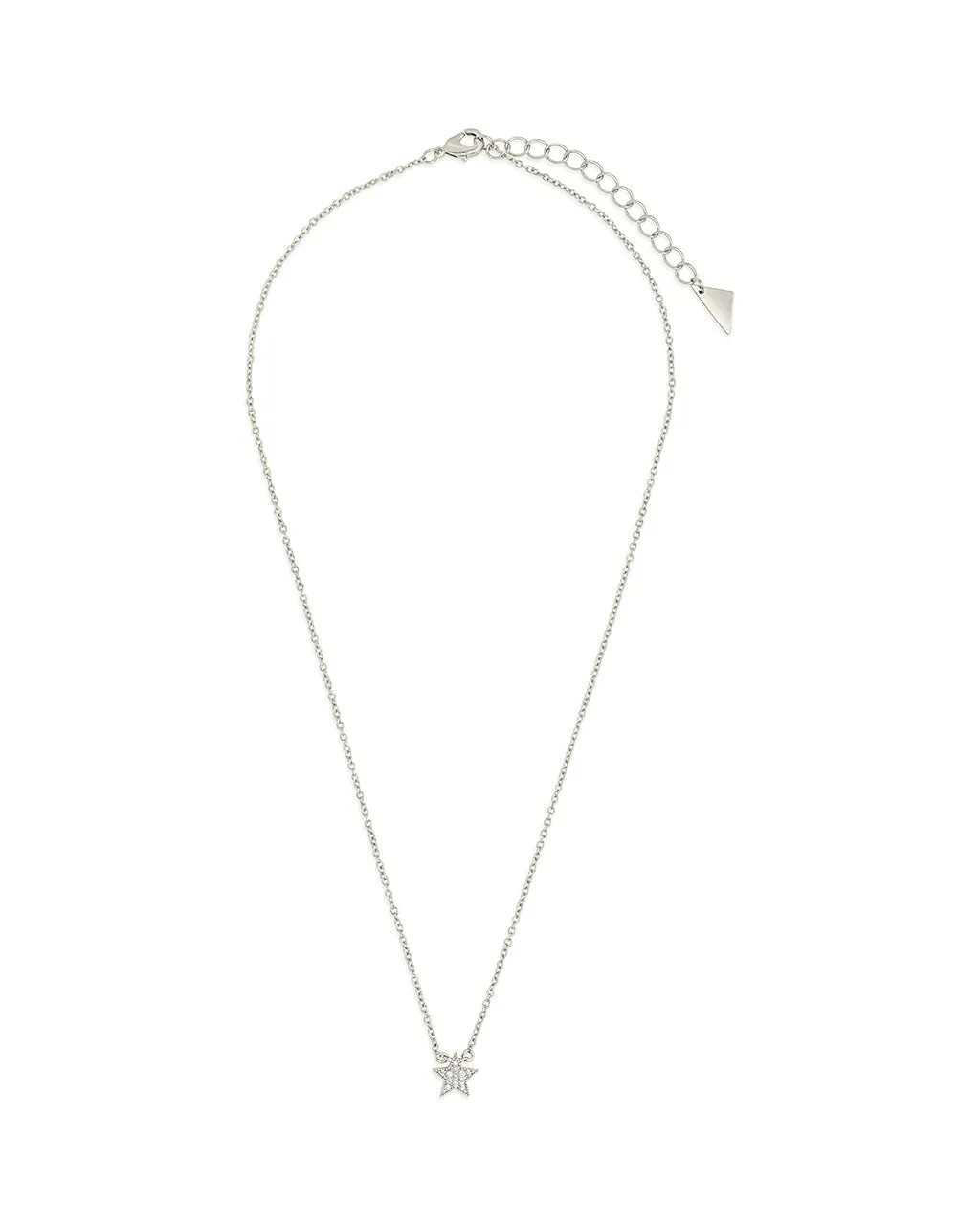 Dainty Everyday CZ Star Pendant Necklace