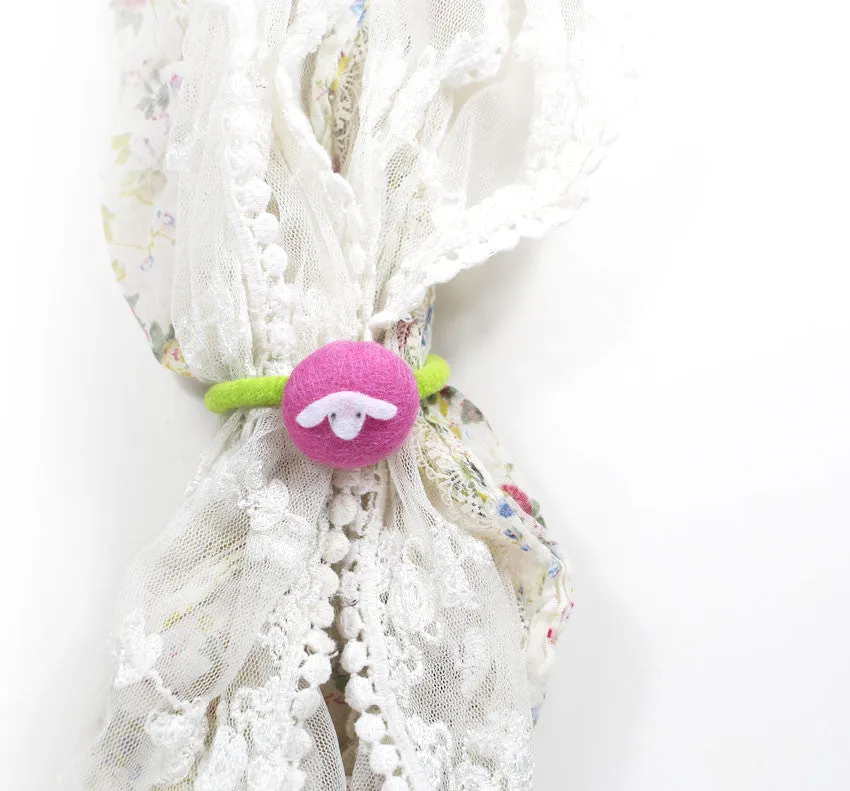 Elastic - Cotton Candy Pink / Bright Green