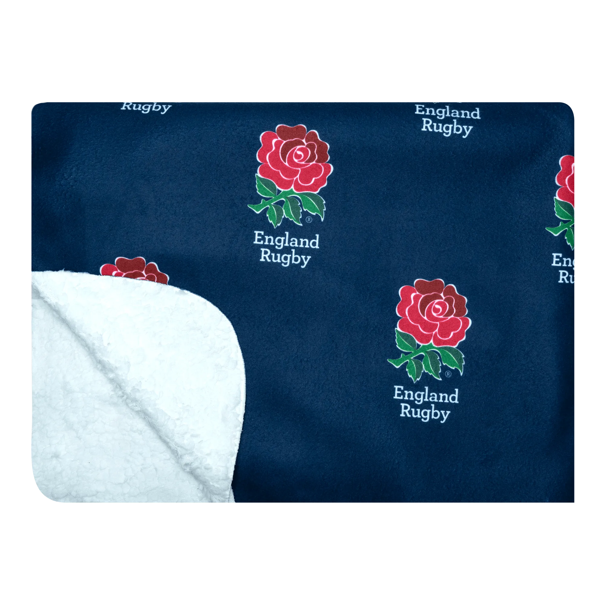 England Rugby Navy - Repeat - Luxury Sherpa Fleece Blanket