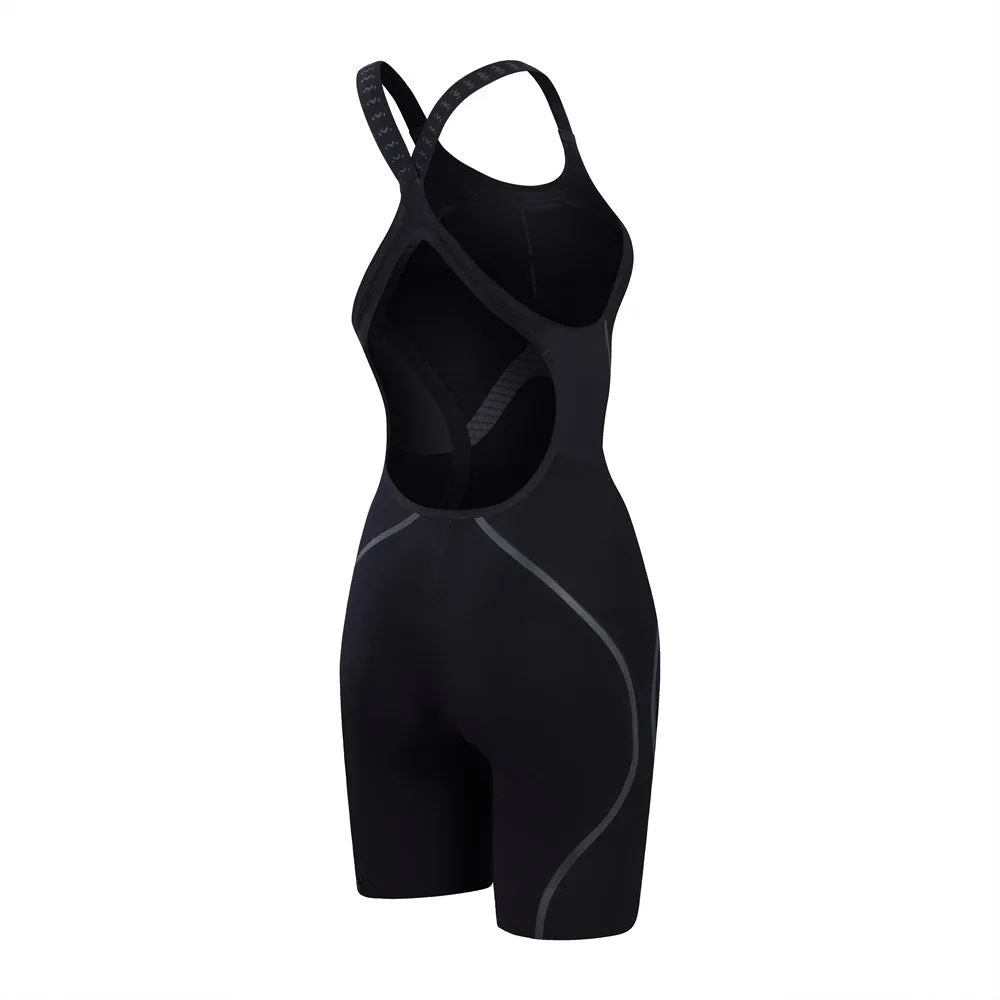 Fastskin LZR Pure Intent 2.0 Open-Back Knee Skin in Black