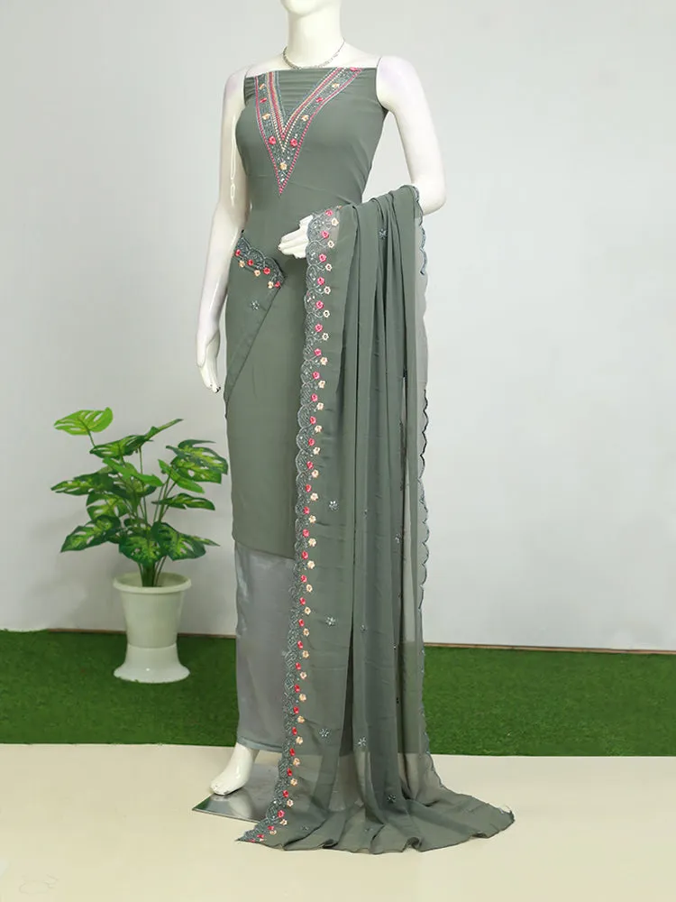 Georgette Churidar Material