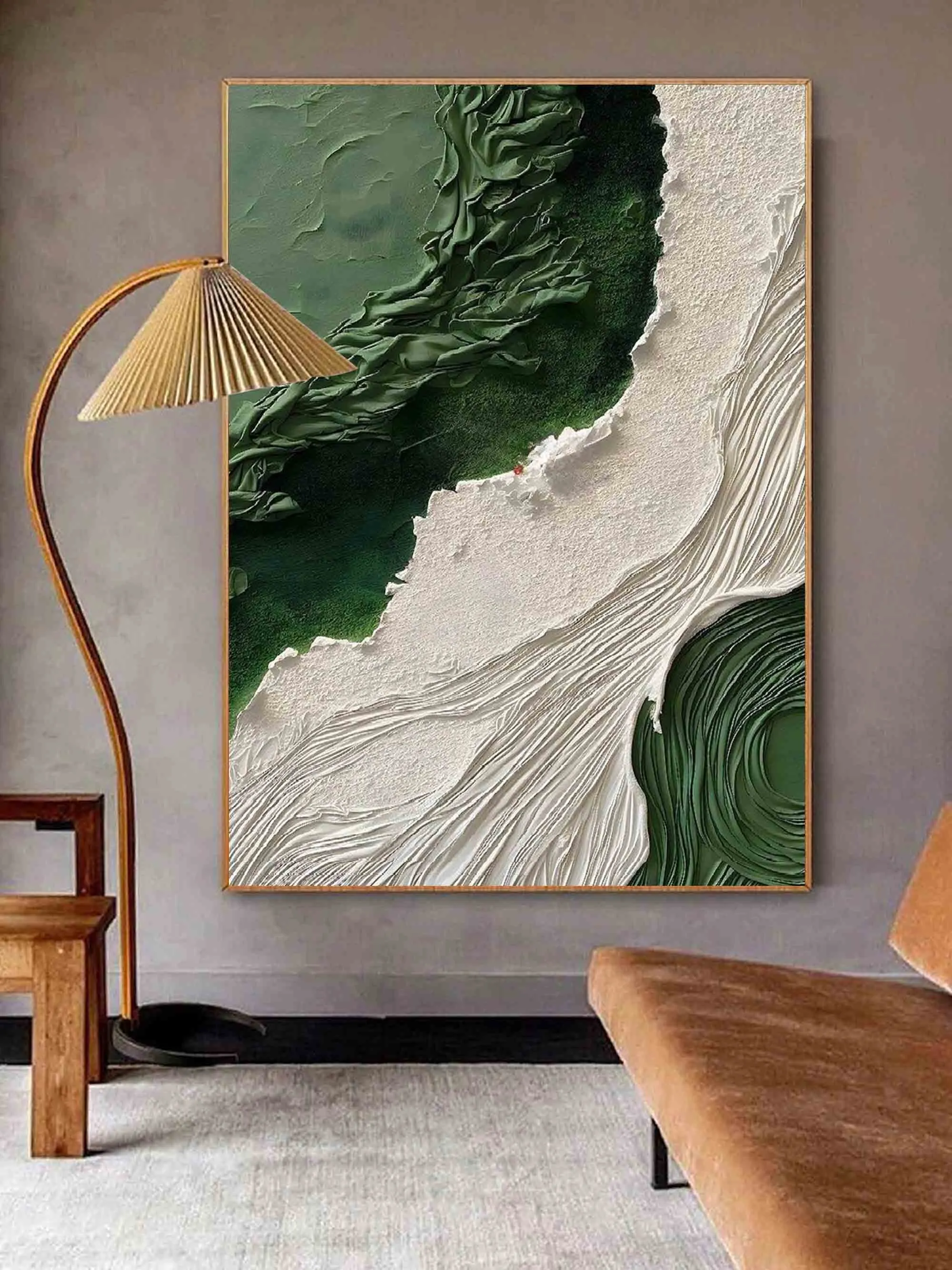 Green and White