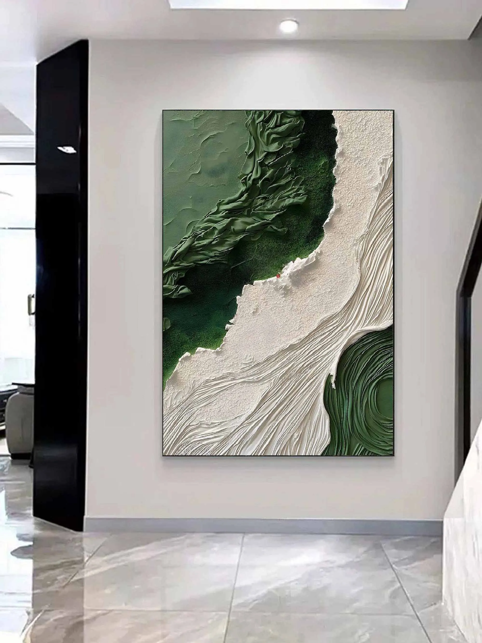 Green and White