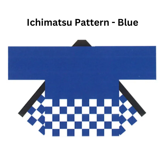Happi / 1 Color Print - Ichimatsu Pattern