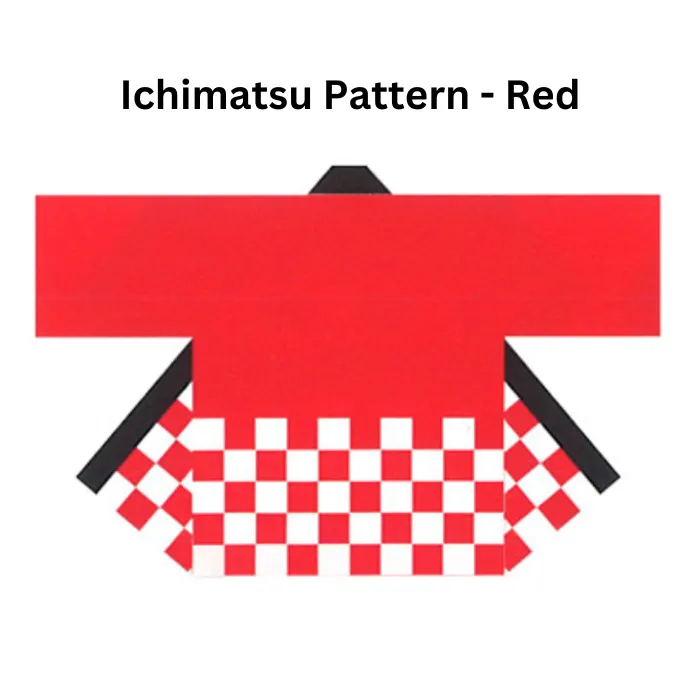 Happi / 1 Color Print - Ichimatsu Pattern